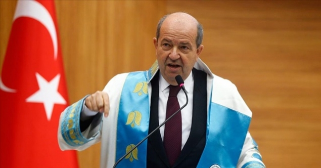 KKTC Cumhurbaşkanı Tatar’dan “Doğu Akdeniz’de ne işimiz var” diyenlere cevap